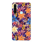 LaCoqueFrançaise Coque Xiaomi Redmi Note 8 T 360 intégrale transparente Motif Fleurs violettes et oranges Tendance