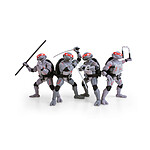 Les Tortues Ninja - Pack 4 figurines BST AXN Battle Damaged 13 cm