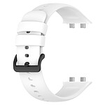 Avizar Bracelet pour Oppo Watch 3 Pro Silicone Soft-Touch Sange à Trous  blanc