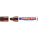 EDDING Marqueur Permanent 800 marron 4-12 mm x 5