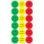 SIGEL Pastille de présentation Smiley, papier, assorti