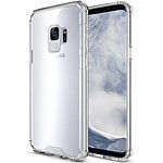 Evetane Coque Samsung Galaxy S9 anti-choc souple angles renforcés transparente Motif transparente Motif