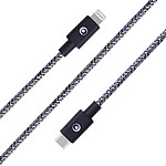 BigBen Connected Câble Tissé USB C/Lightning 2m - 3A Noir