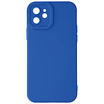 Avizar Coque pour iPhone 11 Silicone Mat Protection Caméra Bleu