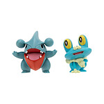 Pokémon - Pack 2 figurines Battle Figure First Partner Set Griknot, Grenousse 5 cm