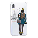 LaCoqueFrançaise Coque Samsung Galaxy A40 360 intégrale transparente Motif Working girl Tendance