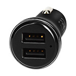 Avizar Chargeur Voiture Allume-cigare 2 port USB 2400mA avec LED indicatrice de charge