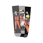 Naruto Shippuden - Pack 3 paires de chaussettes Naruto Shippuden 39-42