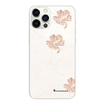 LaCoqueFrançaise Coque iPhone 12/12 Pro silicone transparente Motif Fleurs Blanches ultra resistant