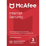 McAfee Internet Security - Licence 2 ans - 3 postes - A télécharger