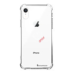 LaCoqueFrançaise Coque iPhone Xr anti-choc souple angles renforcés transparente Motif Coeur Blanc Amour