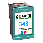 COMETE - Marque Française - 343 - 1 cartouche compatible HP 343 - 1 Couleur