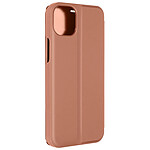 Avizar Étui Clear View pour iPhone 15 Clapet Miroir Fonction Support  Rose Gold