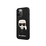 Karl Lagerfeld Coque pour Apple iPhone 14 Pro Karl's Head Noir