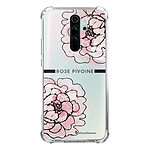 LaCoqueFrançaise Coque Xiaomi Redmi Note 8 Pro anti-choc souple angles renforcés transparente Motif Rose Pivoine