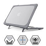 Avizar Coque Macbook Pro 13'' 2020 Protection Intégrale Rigide Contour Souple Gris