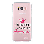 Evetane Coque Samsung Galaxy S8 Plus 360 intégrale transparente Motif Je suis une princesse Tendance