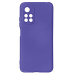 Avizar Coque pour Xiaomi Poco M4 Pro 5G et Redmi Note 11S 5G Silicone Semi-rigide Finition Soft-touch Fine  violet