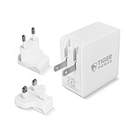 Muvit Chargeur secteur USB-C Power Delivery 30W Adaptateur international Blanc