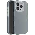 Avizar Coque pour iPhone 16 Pro Max Silicone Intérieur Doux Bord Surélevé Gris