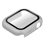 Avizar Coque Apple Watch Serie 7 (41mm) Rigide Ultra-fine Vitre de Protection blanc