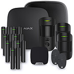 Ajax - Alarme maison Hub 2 Plus Noir - Kit 7