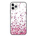 Evetane Coque iPhone 12 Pro Max Coque Soft Touch Glossy Confettis De Coeur Design