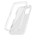 Avizar Coque pour Oppo A76 et A96, Realme 9i Intégrale Arrière Rigide Transparent et Avant Souple  transparent