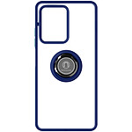 Avizar Coque pour Xiaomi Redmi Note 12 Pro 5G Bi-matière Bague Métallique Support Vidéo  Bleu