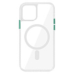 Avizar Coque pour iPhone 12 Mini Magsafe Antichoc Cercle magnétique Vert