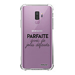 Evetane Coque Samsung Galaxy S9 Plus anti-choc souple angles renforcés transparente Motif Parfaite Avec De Jolis Défauts