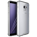 Avizar Coque Galaxy A8 Plus Polycarbonate rigide Dos Plexiglas Protection - Transparent