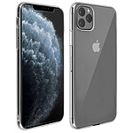 Avizar Coque Apple iPhone 11 Pro Silicone Souple et Film Verre Trempé 9H Transparent