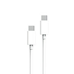 Myway Câble USB-C vers USB-C Charge 60W et Synchronisation 3m Blanc