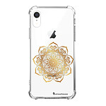 LaCoqueFrançaise Coque iPhone Xr anti-choc souple angles renforcés transparente Motif Mandala Or