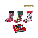 Disney - Pack 3 paires de chaussettes Mickey Christmas Collection 40-46