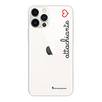 LaCoqueFrançaise Coque iPhone 12/12 Pro souple transparente Motif Attachiante