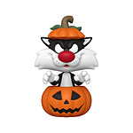 Looney Tunes - Figurine POP! Halloween Sylvester w/Pumpkin 9 cm