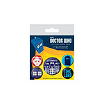 Doctor Who - Pack 5 badges Exterminate