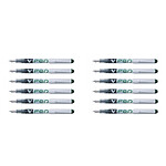 PILOT Stylo Plume jetable V-Pen Effaçable Vert x 12