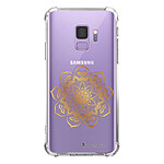 LaCoqueFrançaise Coque Samsung Galaxy S9 anti-choc souple angles renforcés transparente Motif Mandala Or