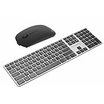 XtremeMac - Pack clavier et souris sans fil USB-A pour Macbook