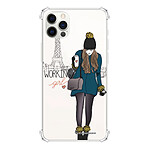 LaCoqueFrançaise Coque iPhone 12/12 Pro anti-choc souple angles renforcés transparente Motif Working girl