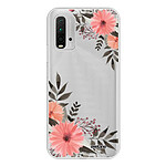 Evetane Coque Xiaomi Redmi 9T 360 intégrale transparente Motif Fleurs roses Tendance