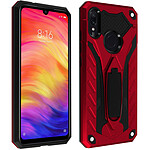 Avizar Coque Xiaomi Redmi Note 7 Protection Antichoc Fonction Support - rouge
