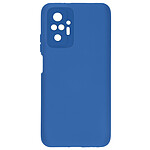 Avizar Coque Xiaomi Redmi Note 10 Pro Silicone Semirigide Finition Soft Touch Fine Bleu