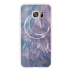 Evetane Coque Samsung Galaxy S7 Edge 360 intégrale transparente Motif Lune Attrape Rêve Tendance