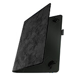 Avizar Étui pour Tablette 10 pouces Universel Simili cuir Design marbre Support vidéo  noir