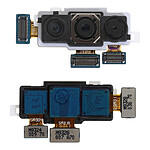 Clappio Caméra Arrière Galaxy A70 Module Triple capteur Photo Compatible et Nappe