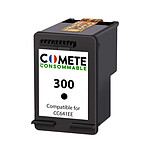 COMETE - Marque Française - 300 - 1 cartouche d'encre compatible HP 300 - 1 Noir